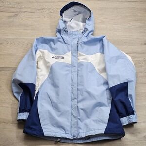 Columbia womens Interchange Vertex Shell Only Size Medium Blue White